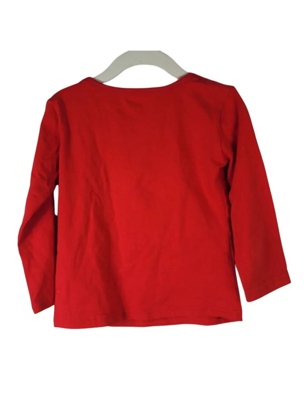 Girls Christmas 2 Piece Outfit Full Skirt Red Green Size 6 130 Long Sleeve Top